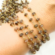 Andalusite Gold Plated Wire Chain